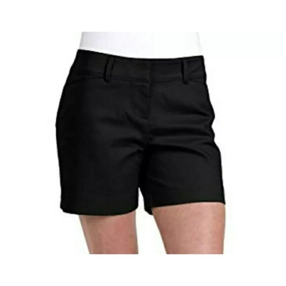 NWT The Limited Tailored Shorts Womens Black 4 Chino Dressy Classic Classy Work - Picture 1 of 6